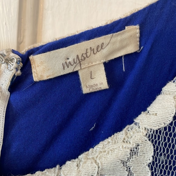 Anthropologie Lace Overlay Dress - Picture 4 of 7